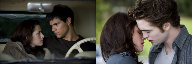 twilight new moon, team edward, team jacob