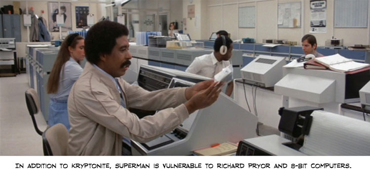 richard pryor in superman iii